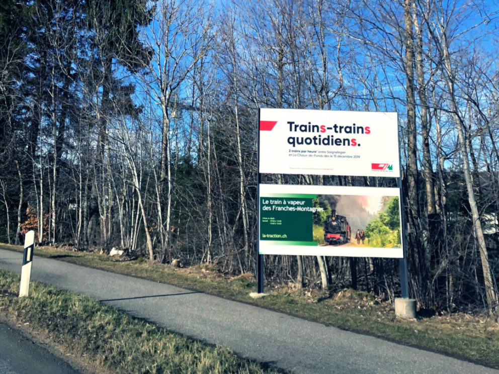 Les Chemins de fer du Jura doublent la cadence-2