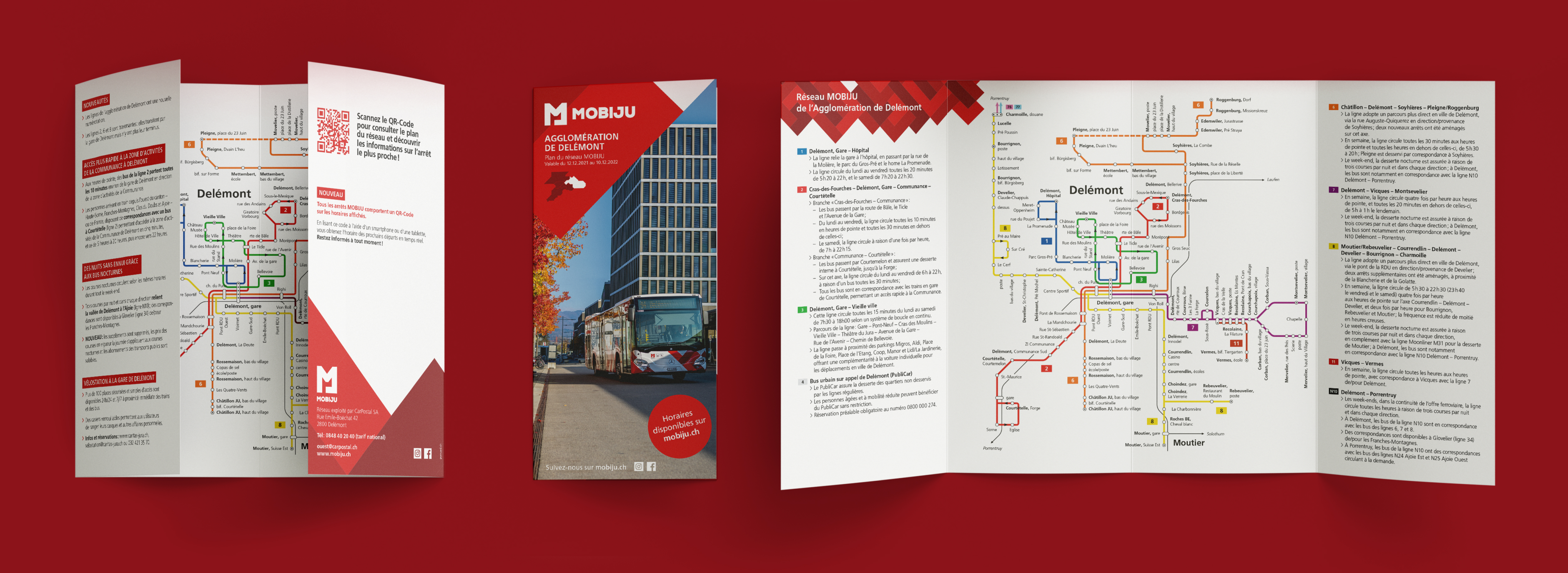 Une identité aux couleurs du Jura pour MOBIJU,  le réseau de bus pour toute une région