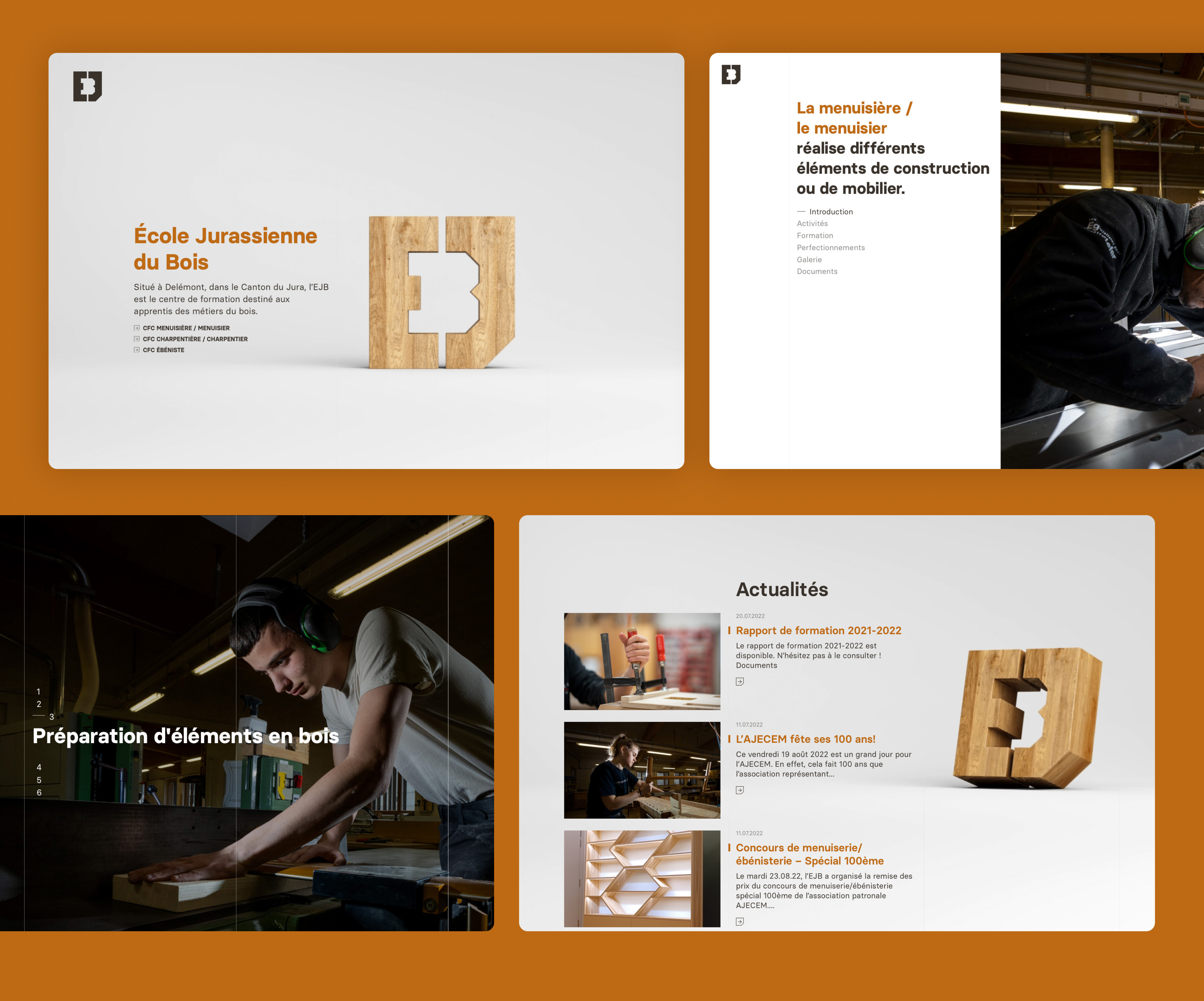 Une identité visuelle sans échardes pour l’école jurassienne du bois!