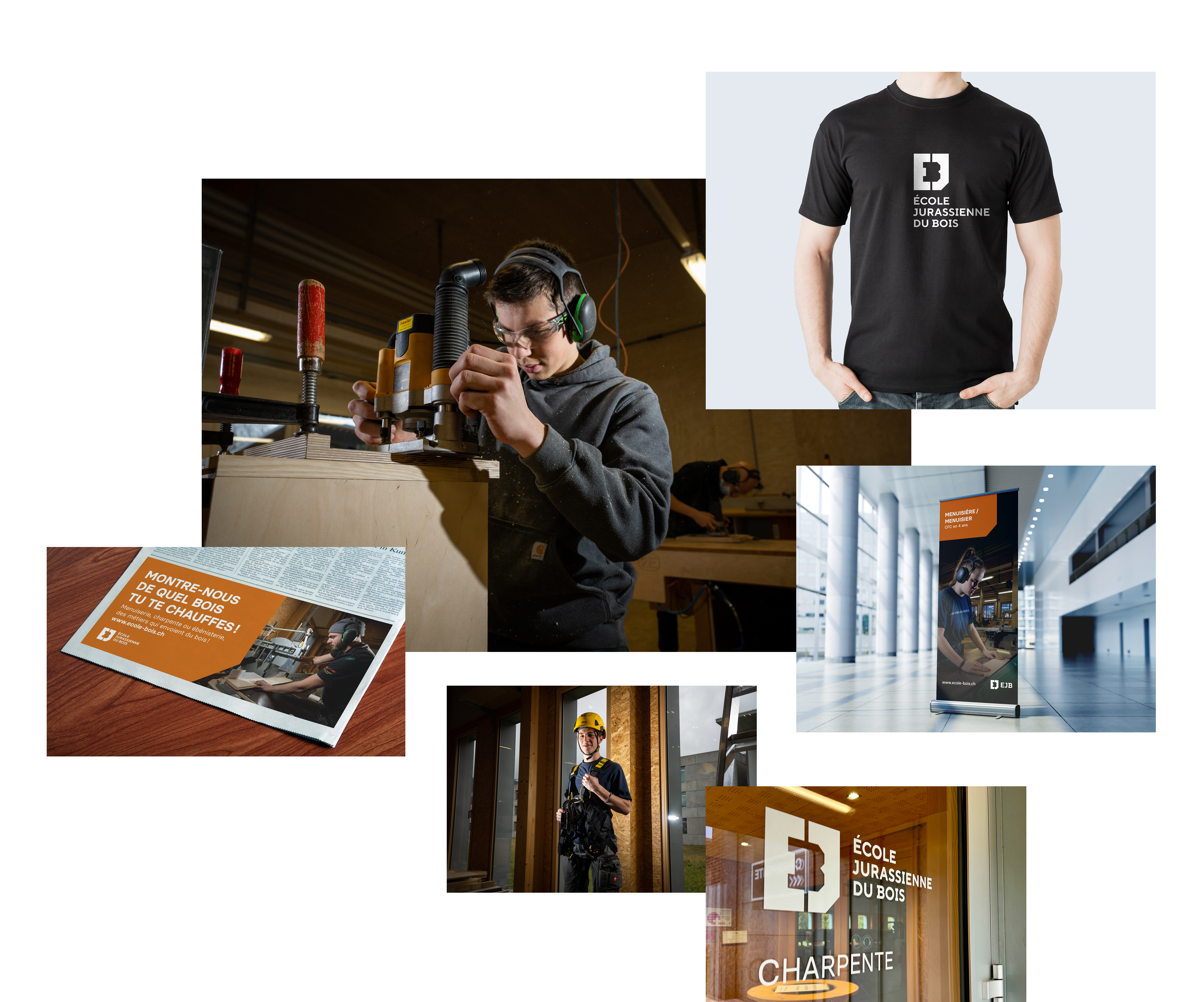 Une identité visuelle sans échardes pour l’école jurassienne du bois!