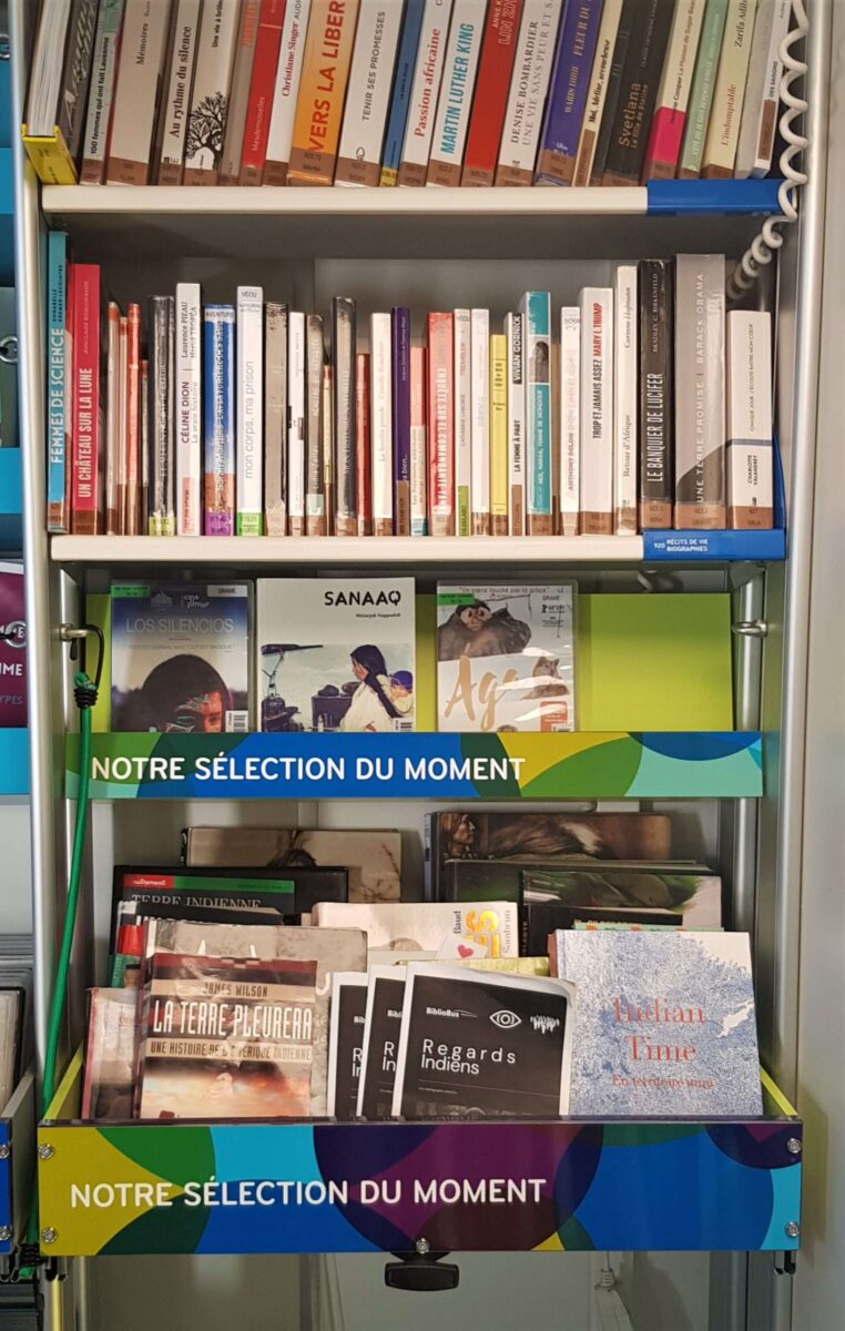 Bibliobus, déco d'intérieur