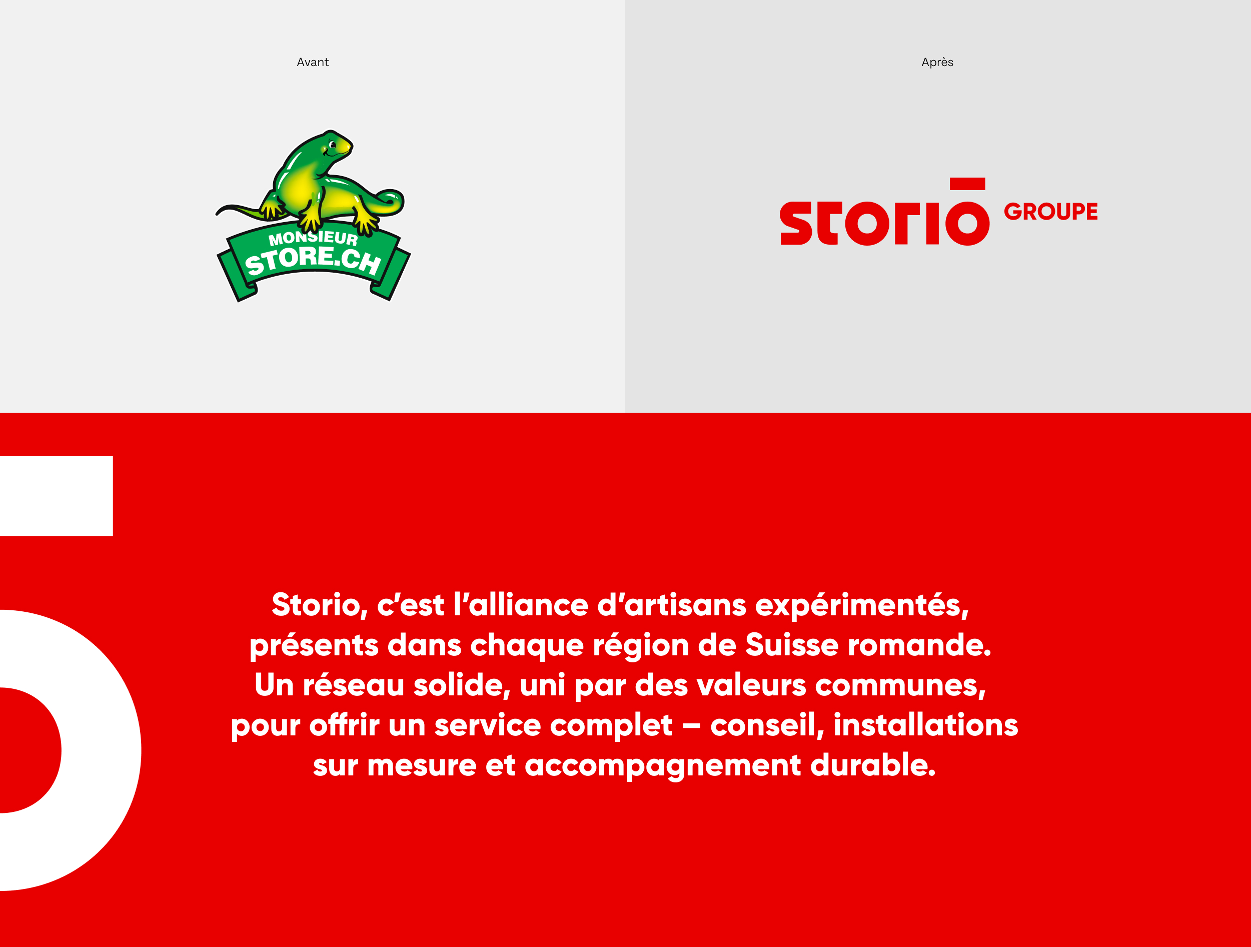 Monsieur Store.ch devient Storio Groupe, rebranding majeur pour une identité 100% suisse.