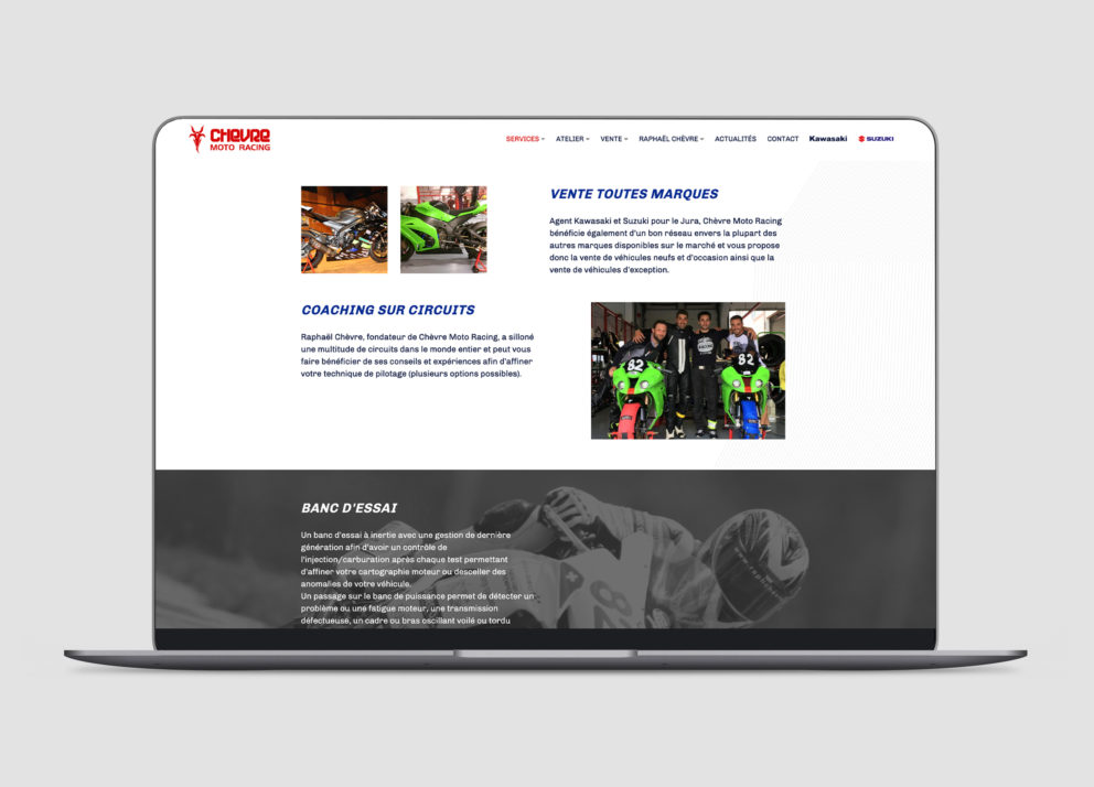 Un nouveau site pour être en tête de course!-1