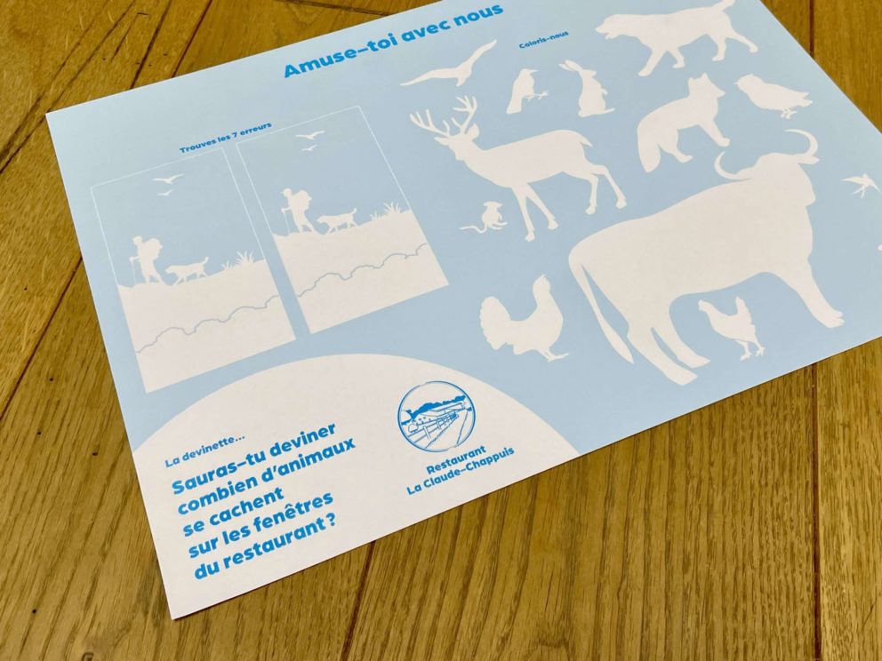 Un concept original de signalétique pour le restaurant de la Claude Chappuis-9