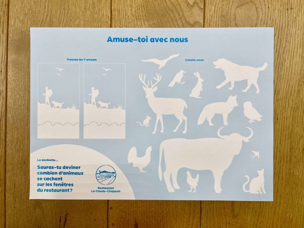 Un concept original de signalétique pour le restaurant de la Claude Chappuis-10