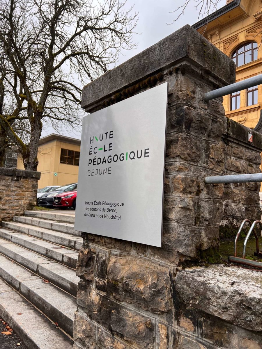 Refonte complète pour la signalétique de la HEP-Bejune