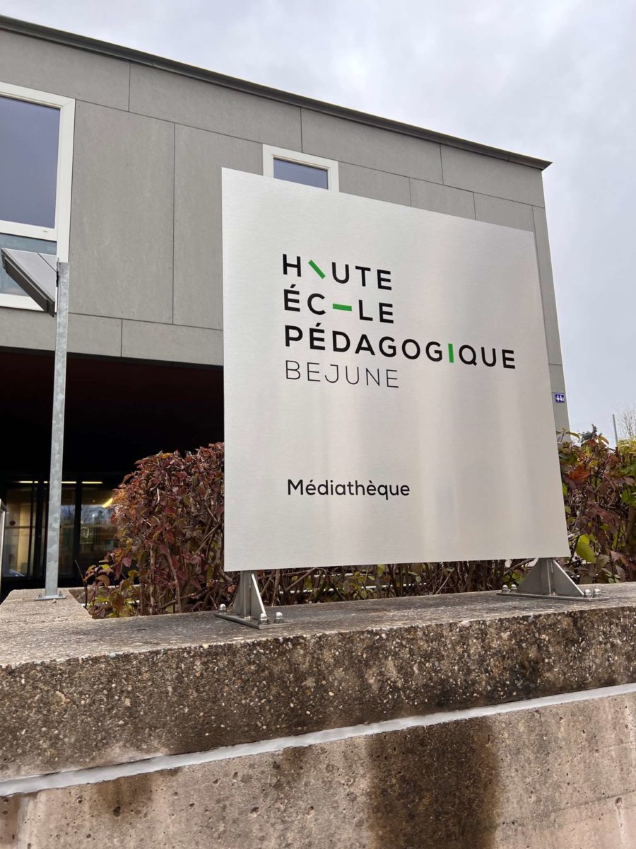 Refonte complète pour la signalétique de la HEP-Bejune