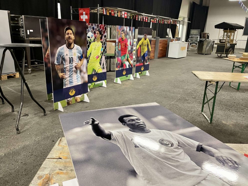 Emballage graphique et signalétique pour le Mondial 2022 au Forum de l'Arc-20