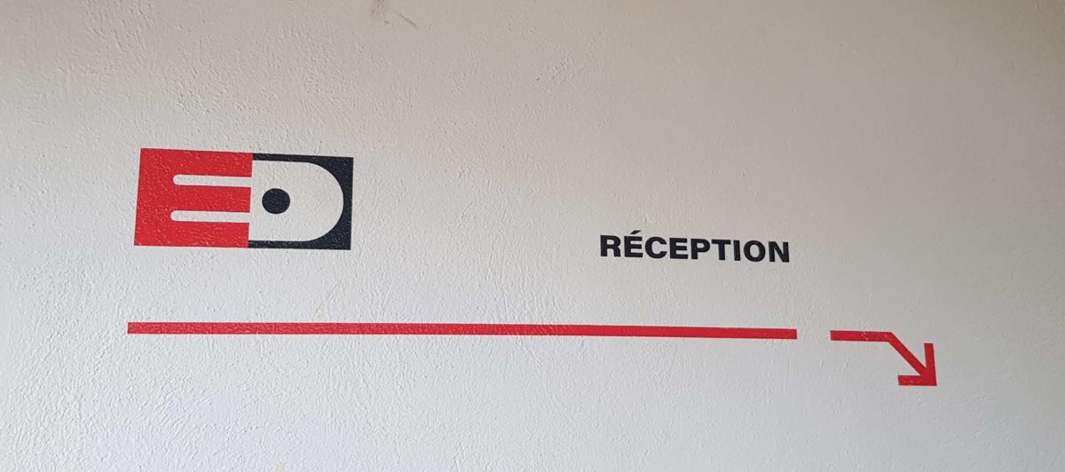 Signalétique sur mesure pour Eichenberger Électricité