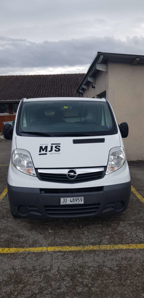 Habillage de véhicules pour MJS Construction-2