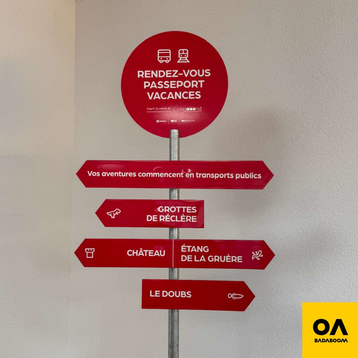 Signalétique de rue pour Vagabond
