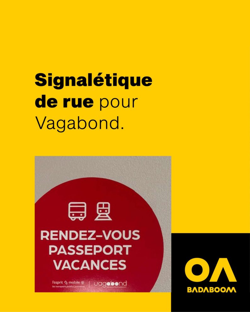 Signalétique de rue pour Vagabond-1