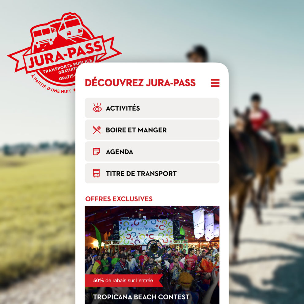 Découvrez le Jura et partez à l'aventure dans l'application Jura-Pass.-1