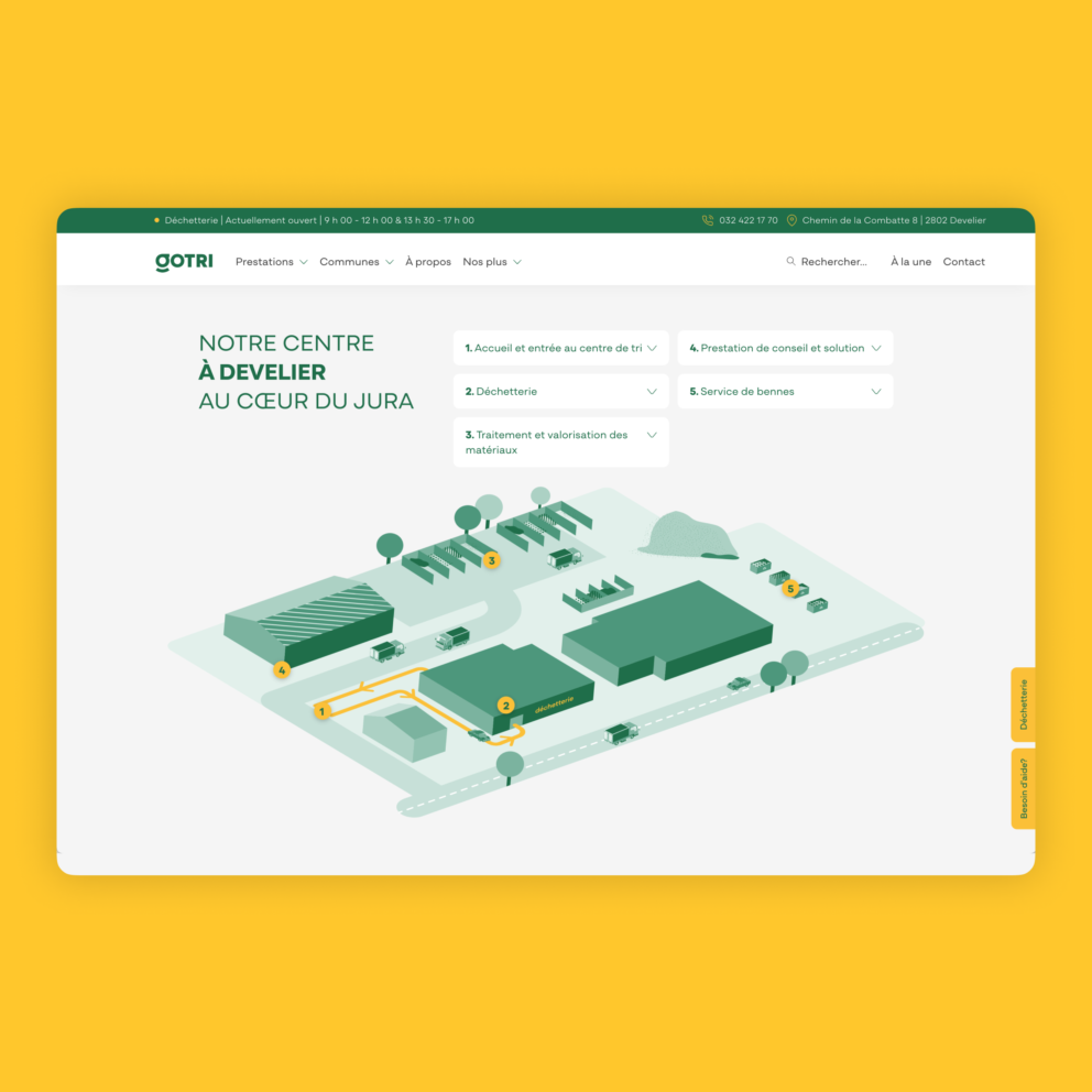 Une vitrine digitale pour présenter les services de Gotri-6