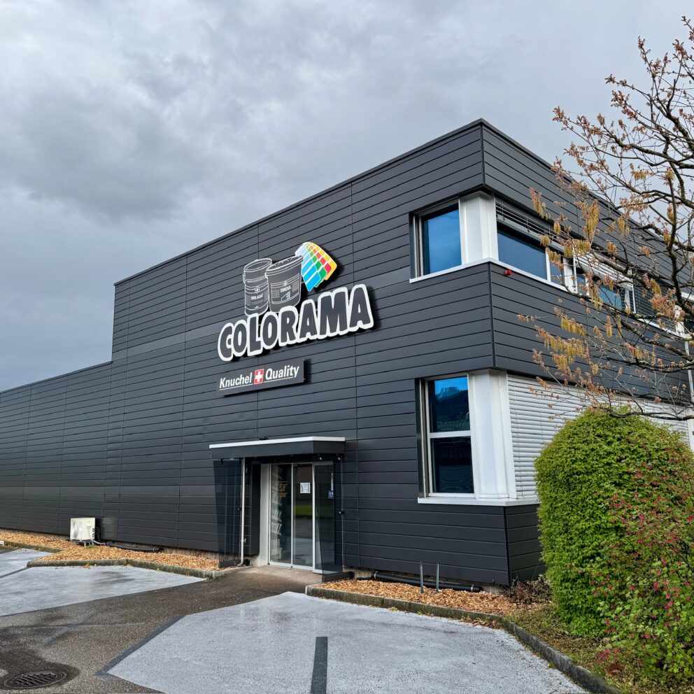 Enseigne découpée pour Colorama-1