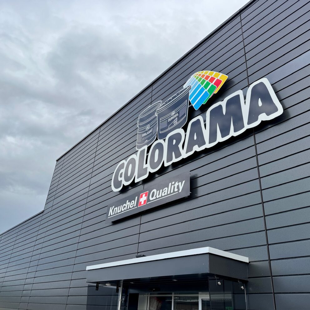 Enseigne découpée pour Colorama-4
