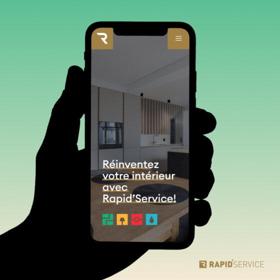 Un site repensé avec style, à l’image de Rapid’Service