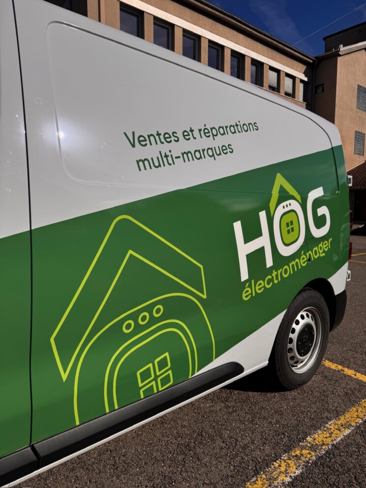 Habillage des véhicules pour Hog Electroménager de Moutier-2