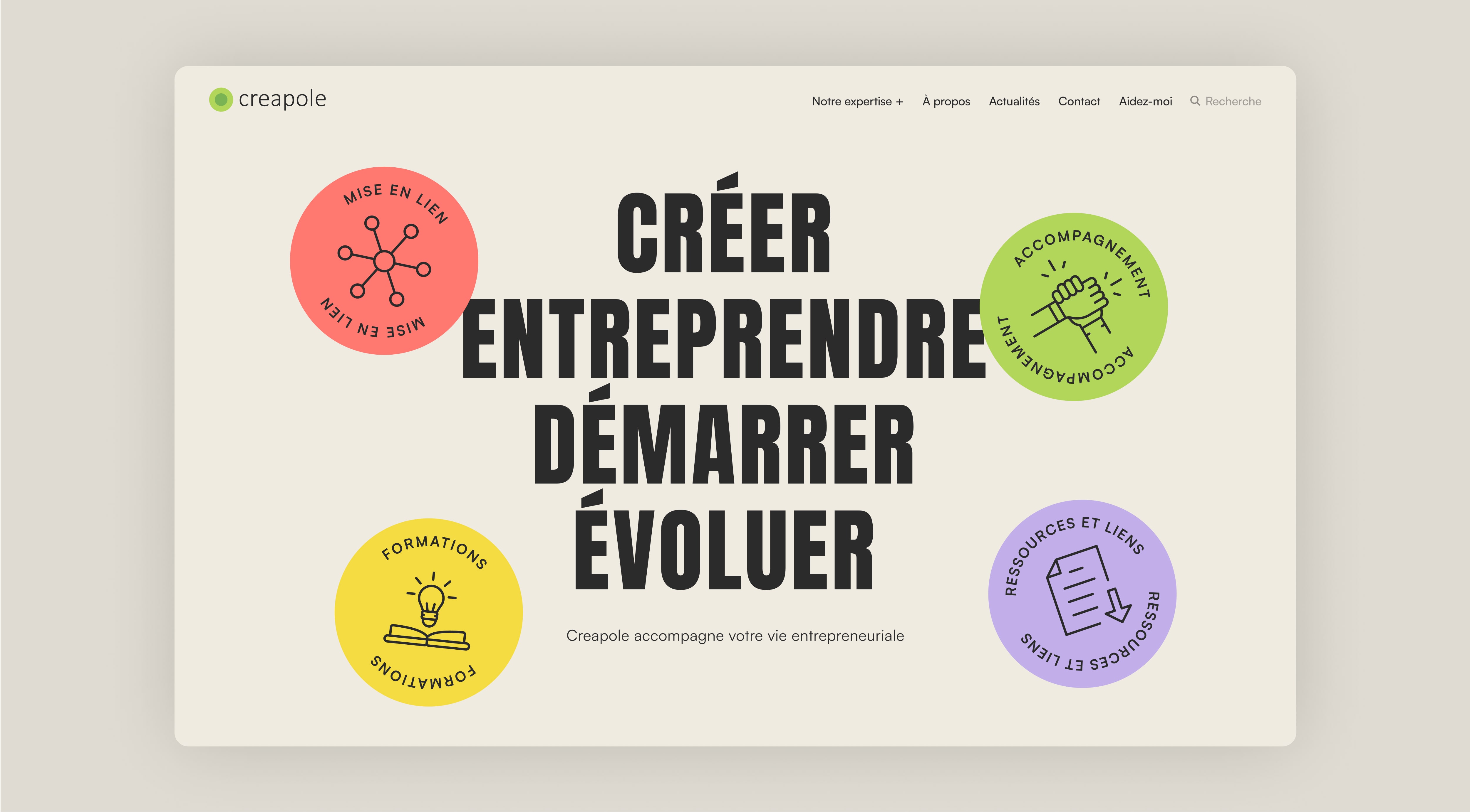 Un site internet vivant qui rend l’entrepreneuriat accessible à tous!
