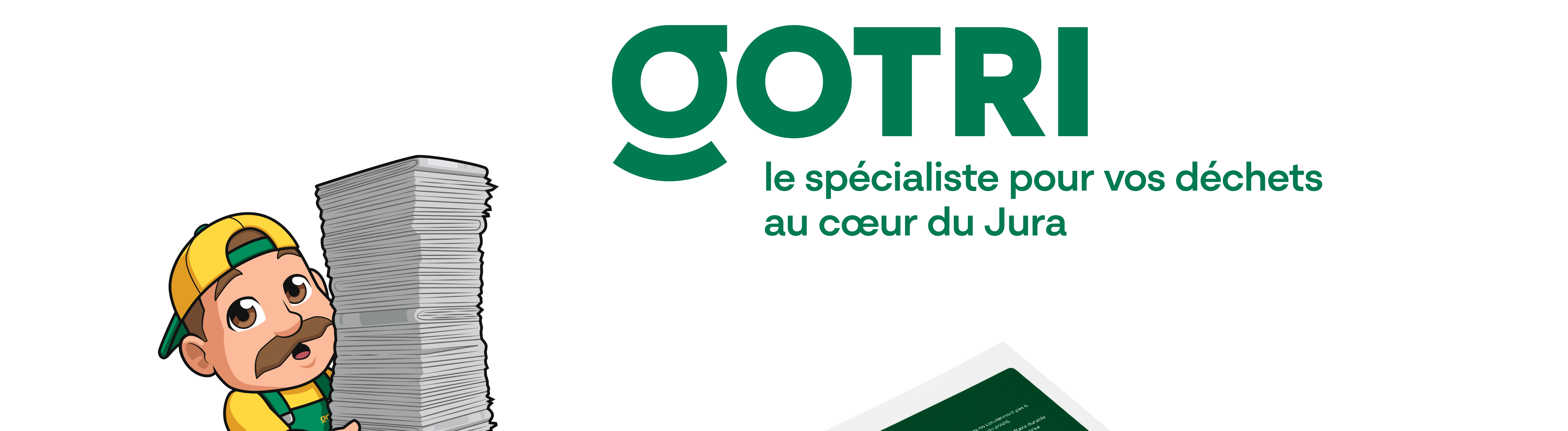 Nouvelle identité et stratégie de communication pour GOTRI, le spécialiste jurassien des déchets.