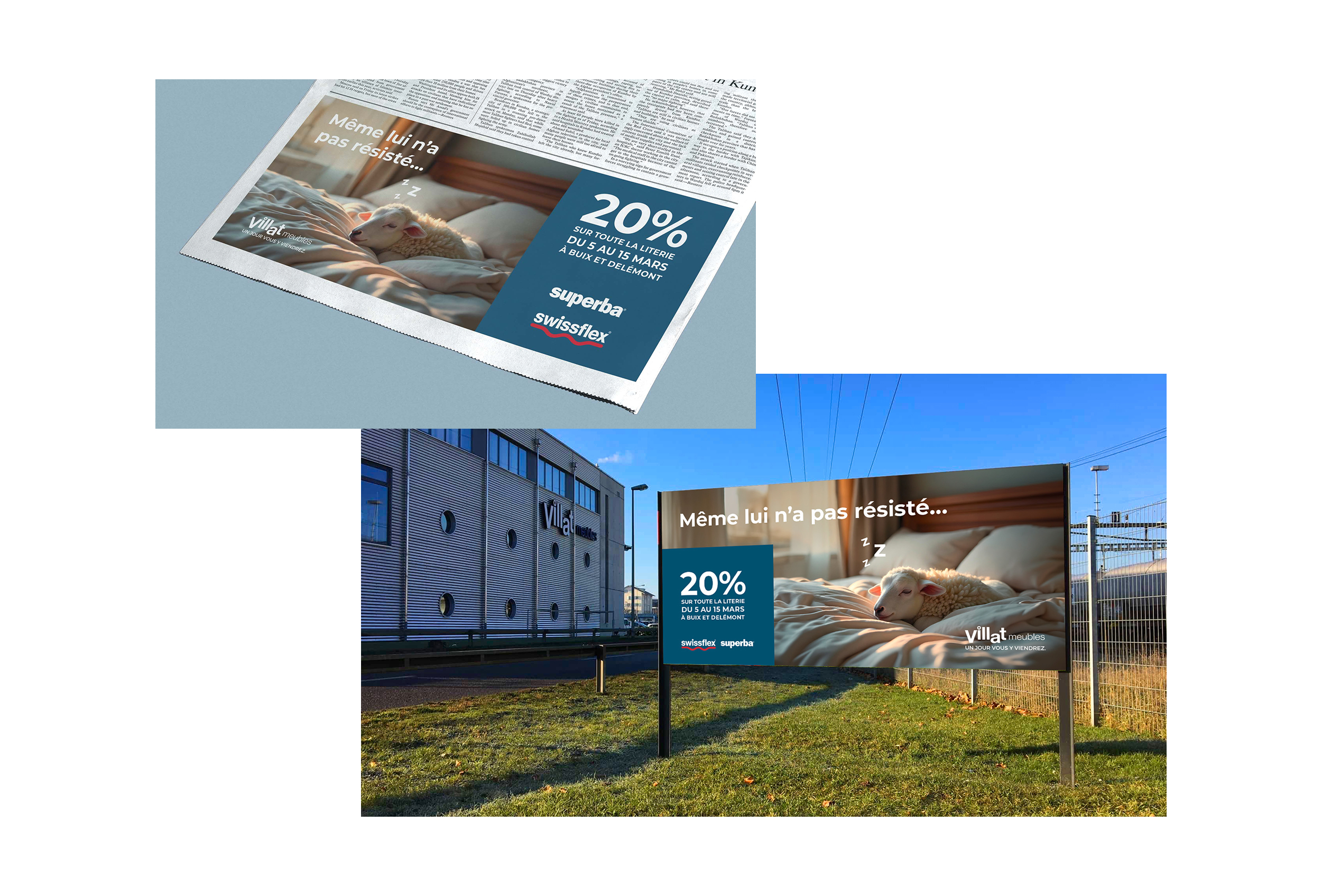 Villat Meubles s’endort sur le succès d’une campagne décalée et irrésistible