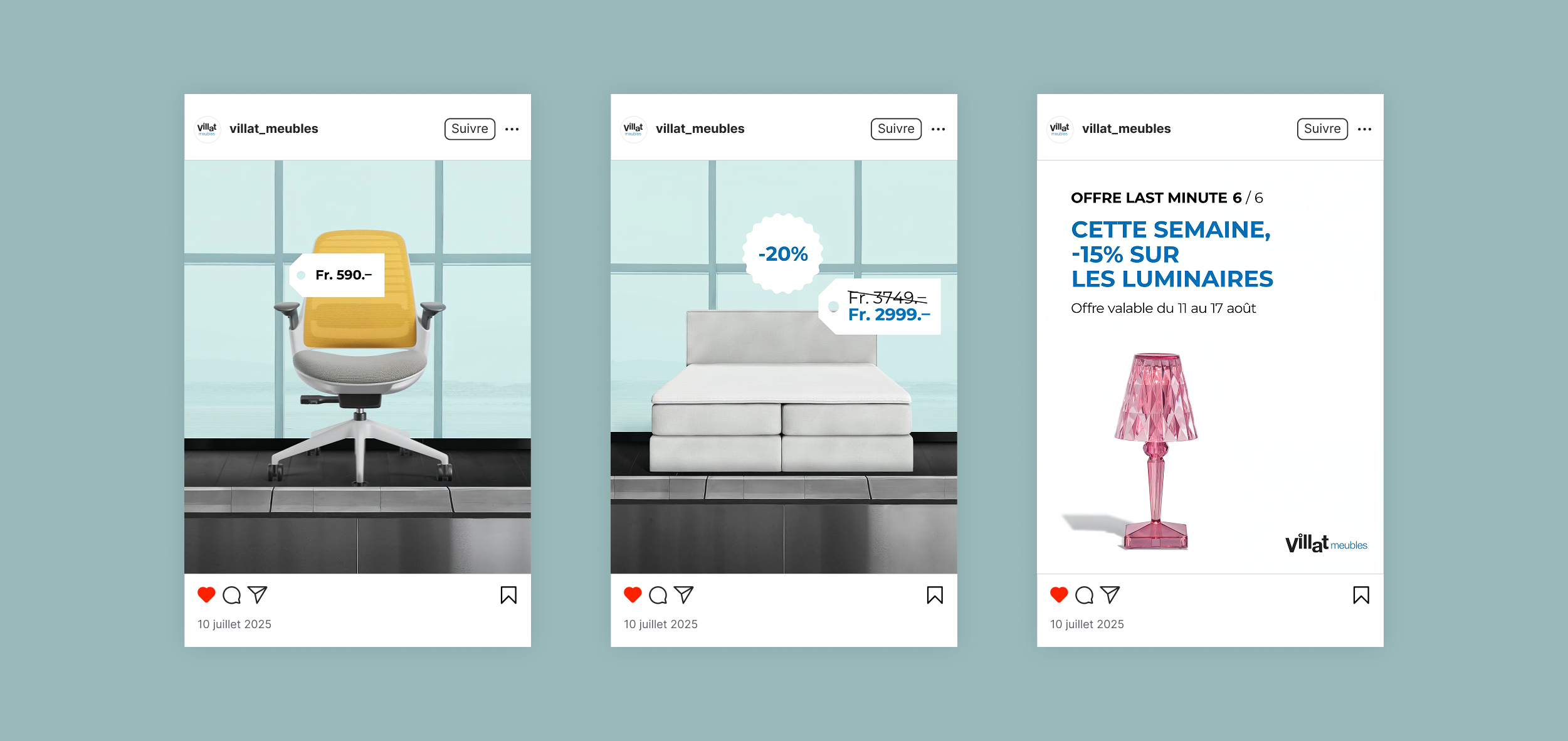 Villat Meubles prend son envol avec une campagne d’été audacieuse