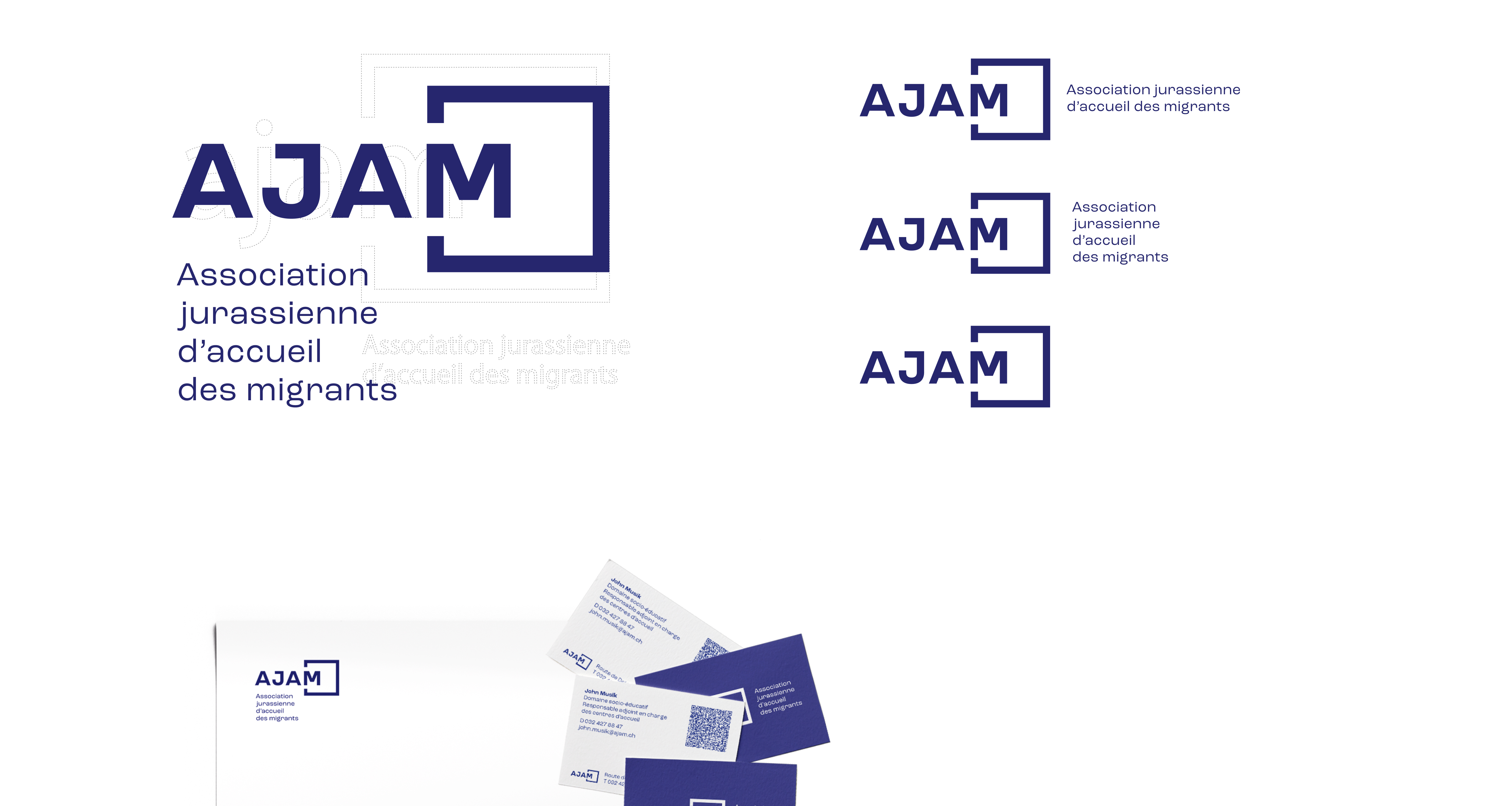 Coup de frais et modernisation du logo de l’AJAM, l’association jurassienne d’accueil des migrants