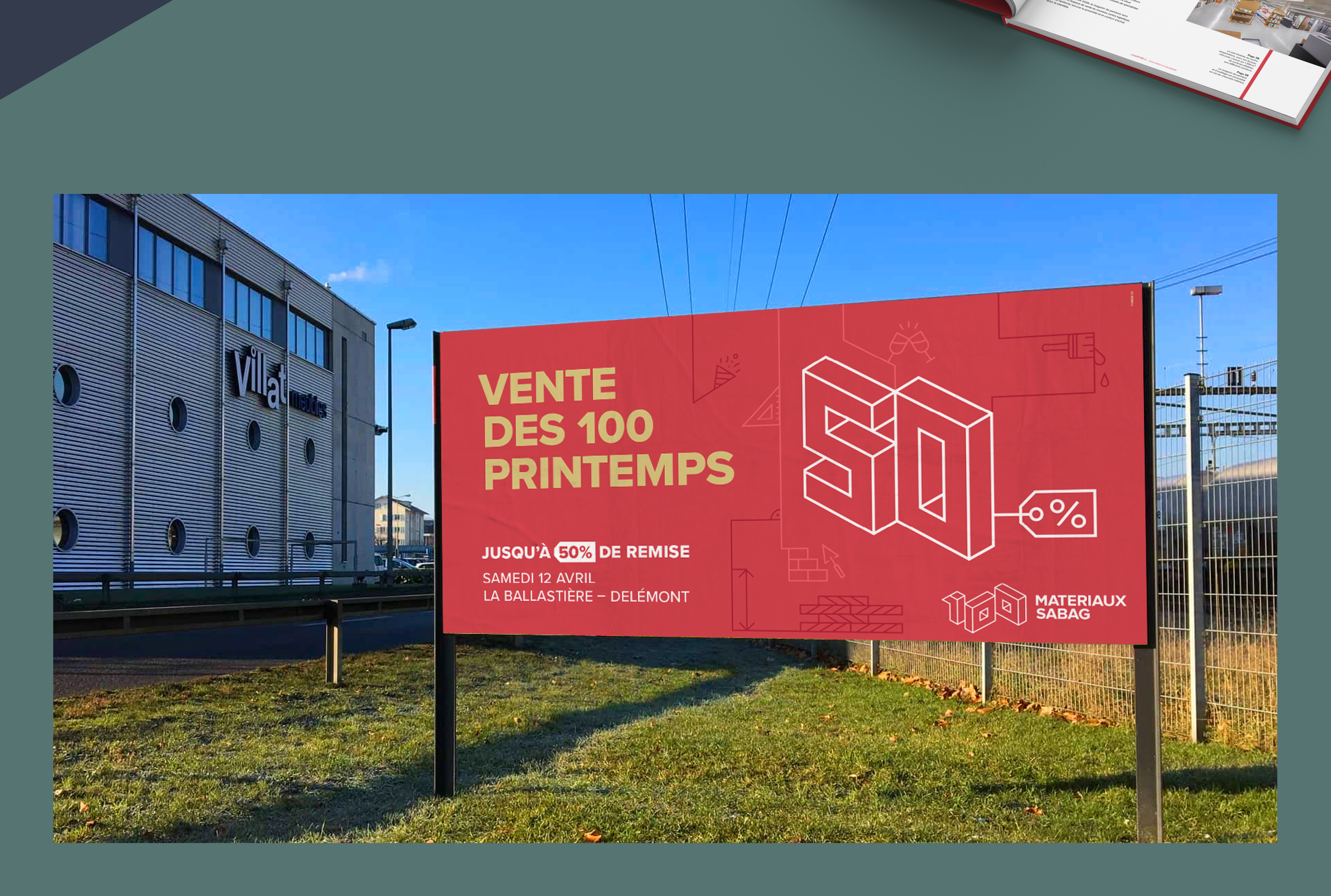 Les Matériaux Sabag fêtent leur 100 ans avec une identité visuelle dédiée