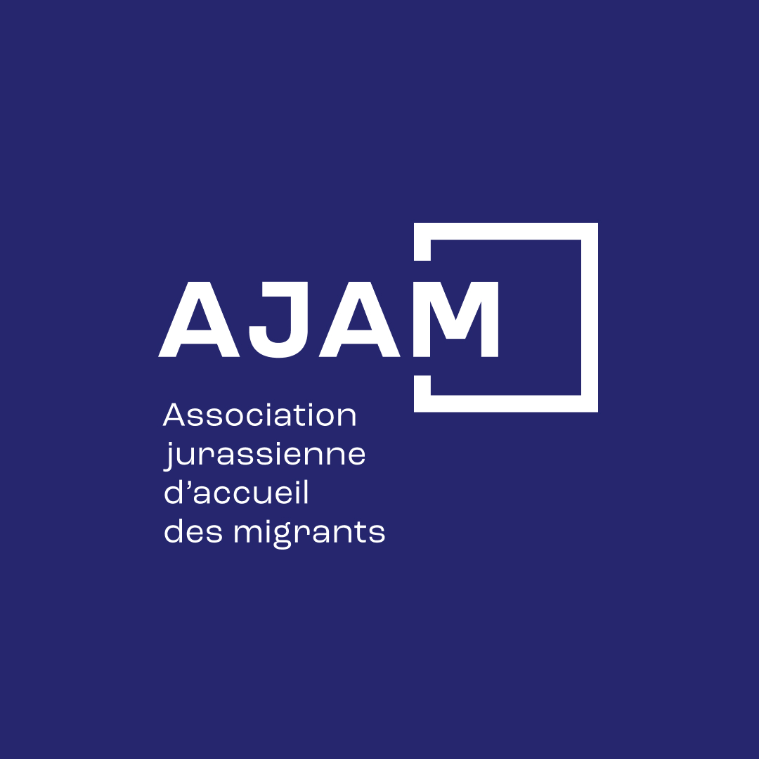 Coup de frais et modernisation du logo de l’AJAM, l’association jurassienne d’accueil des migrants