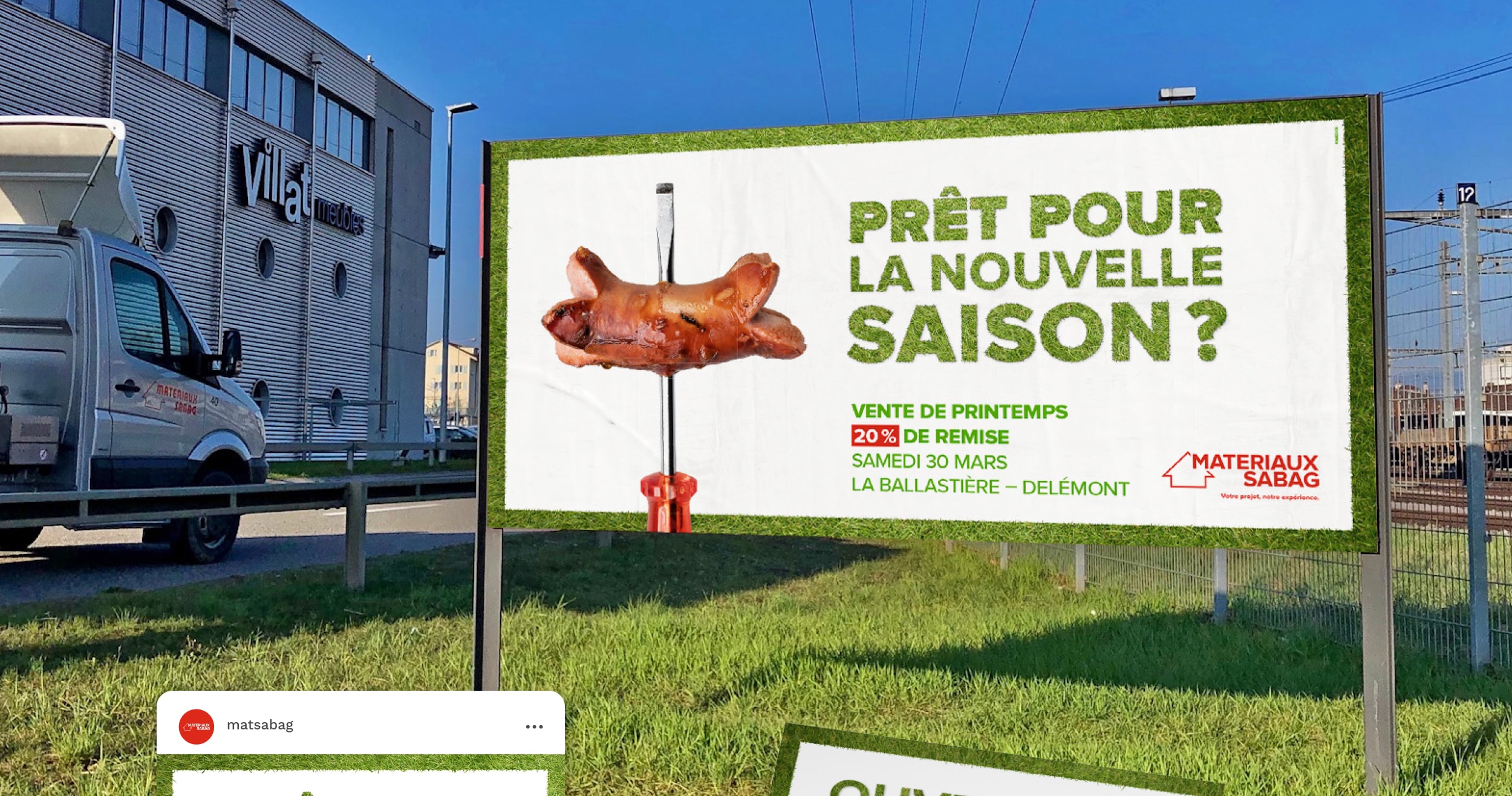 Des campagnes hautes en couleurs pour la traditionnelle vente de printemps des Matériaux Sabag.