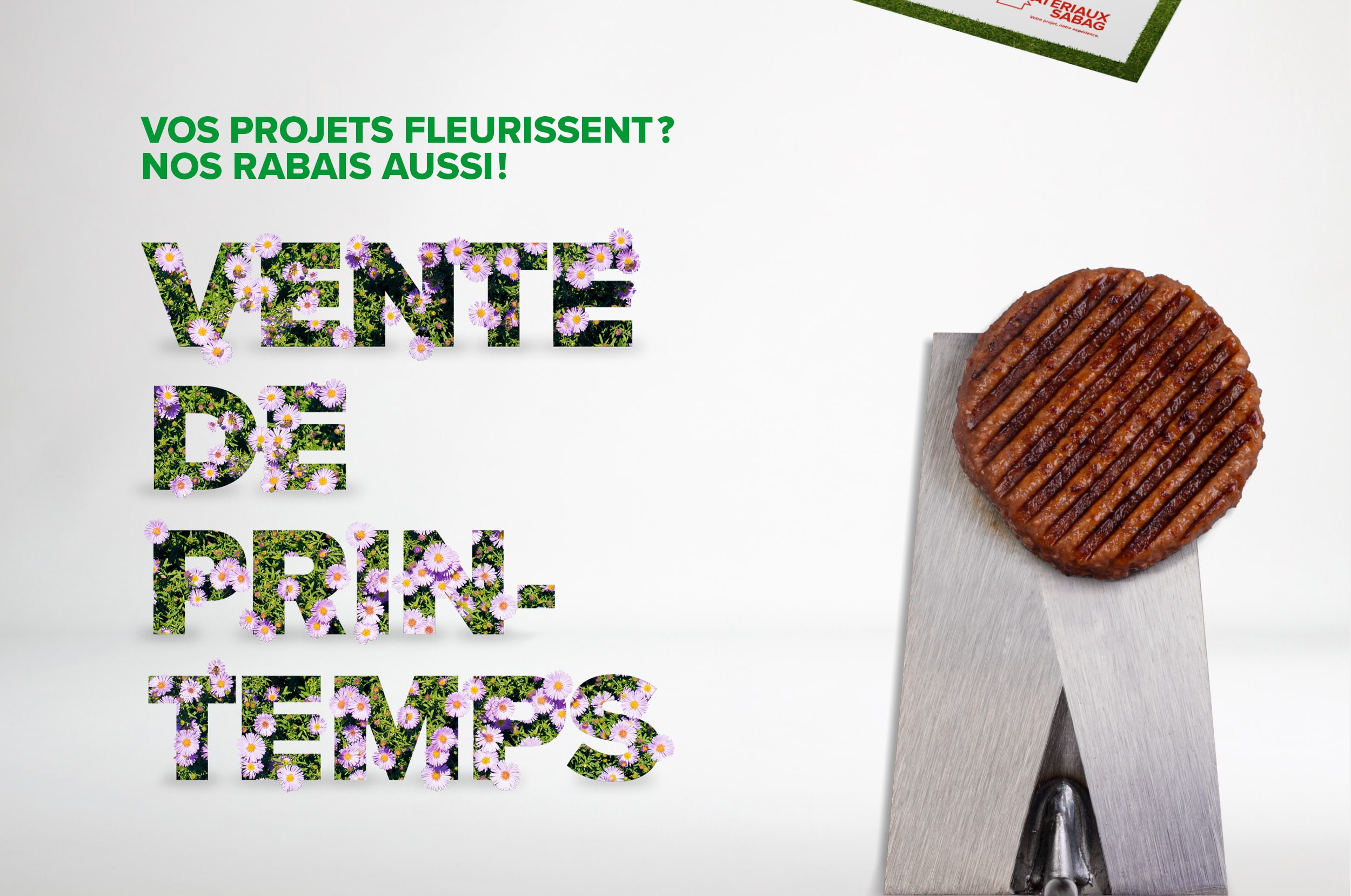 Des campagnes hautes en couleurs pour la traditionnelle vente de printemps des Matériaux Sabag.