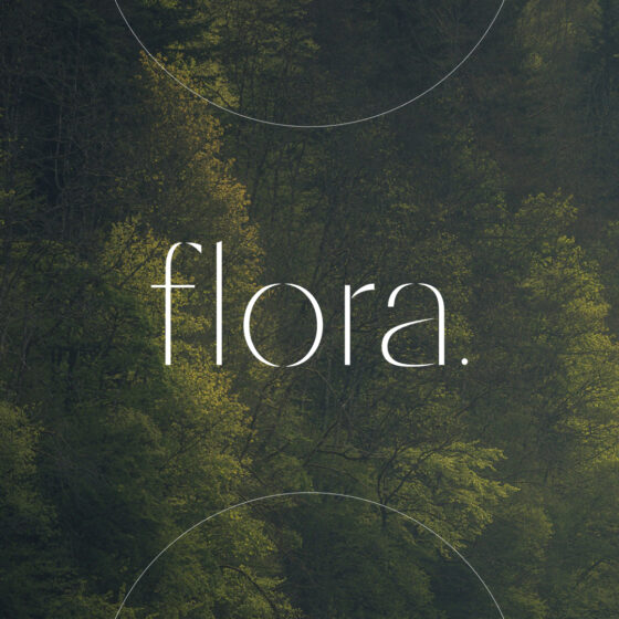 Une identité de marque ancrée dans le terroir jurassien pour flora. 
