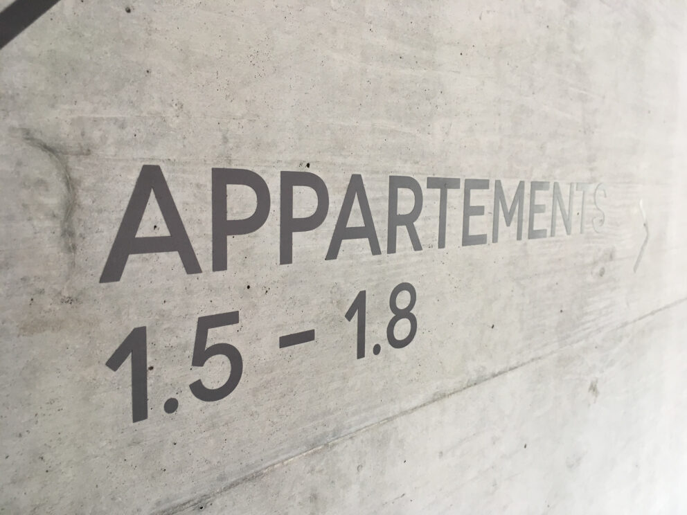 Signalétique originale pour l'Espace-Birse à Bévilard-12