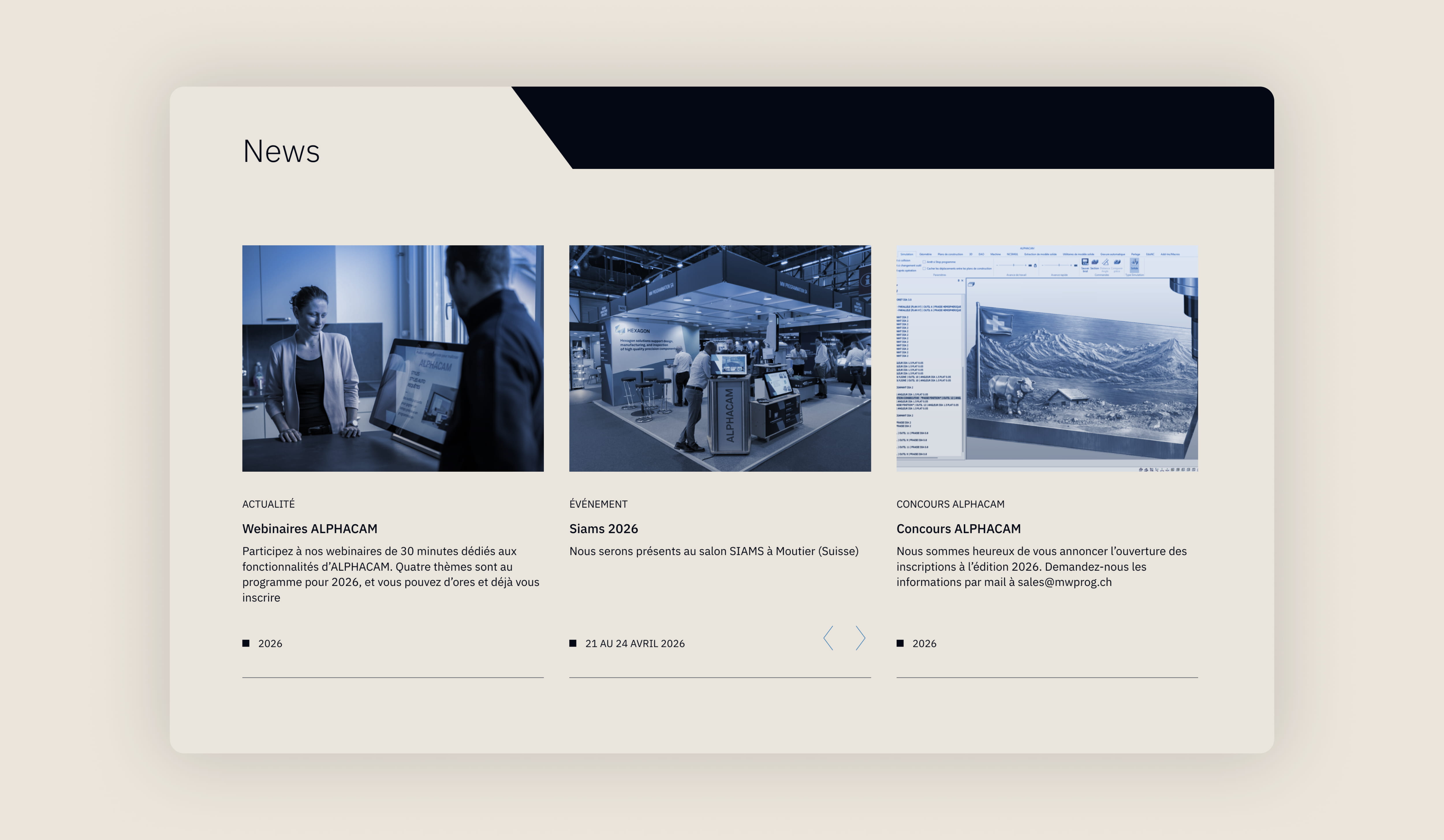 Un site web clair, précis et performant pour convaincre les industriels