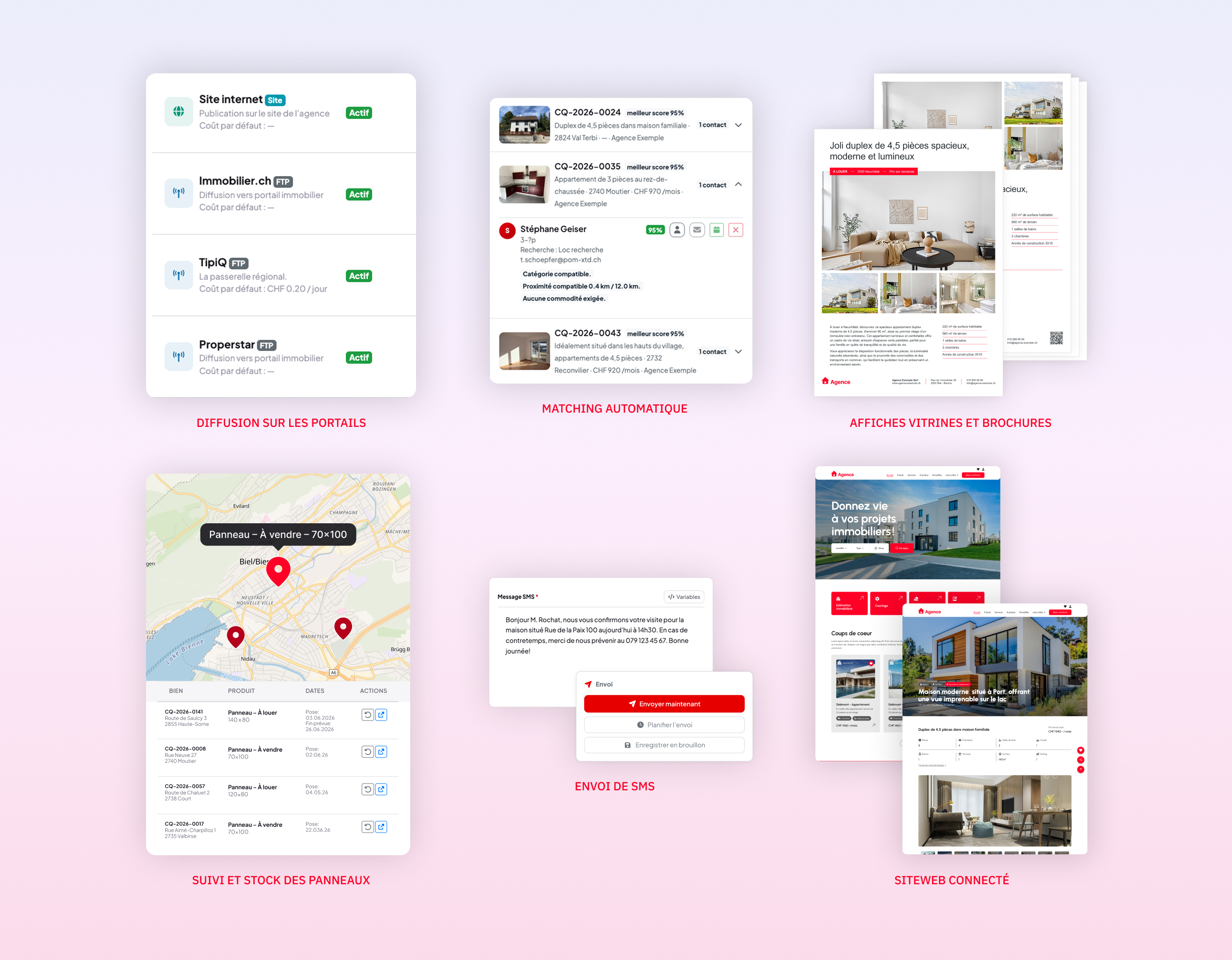 Casaq : Le CRM immobilier 100% suisse développé sur mesure.