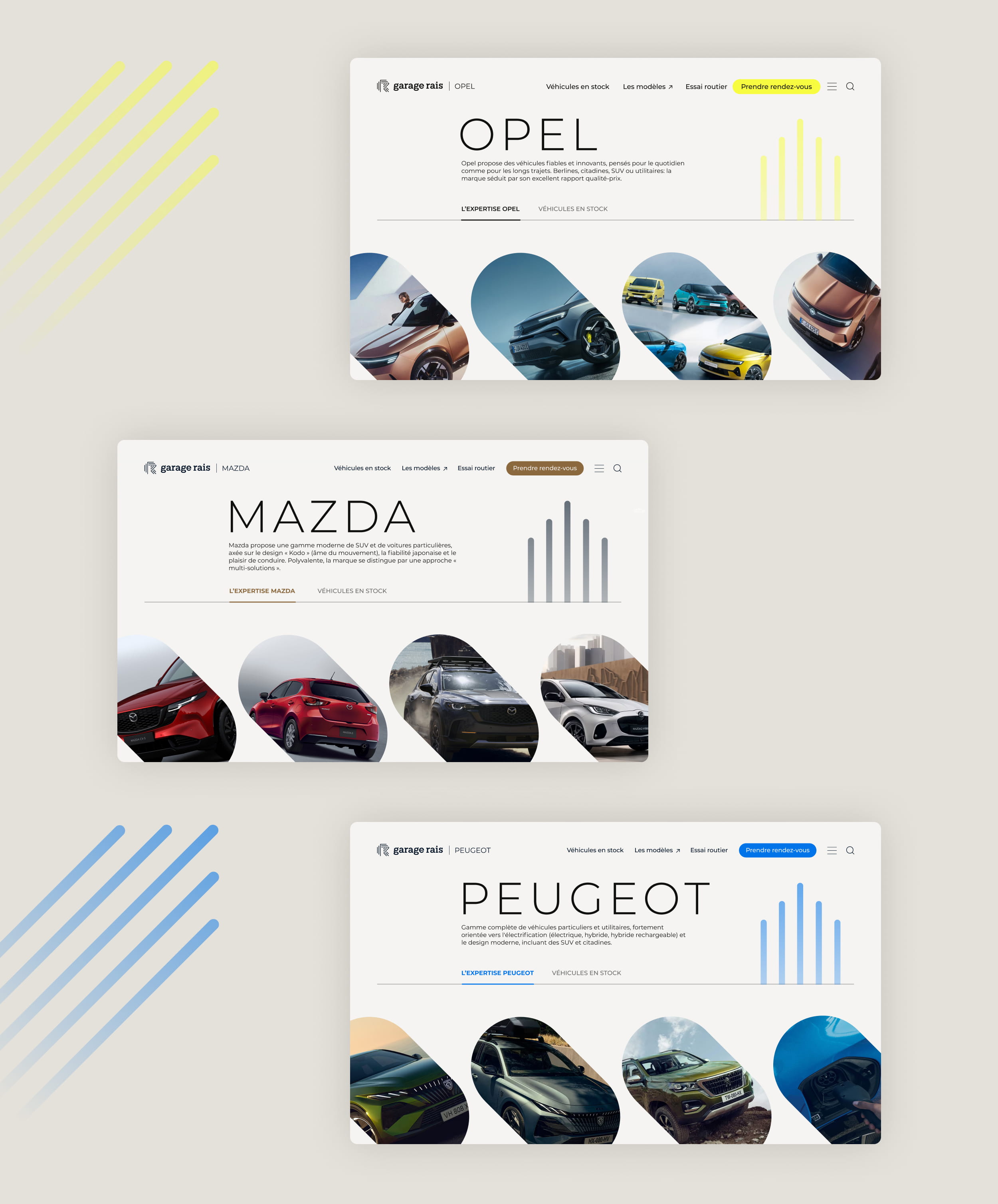 Un site premium et multimarque pour Garage Rais