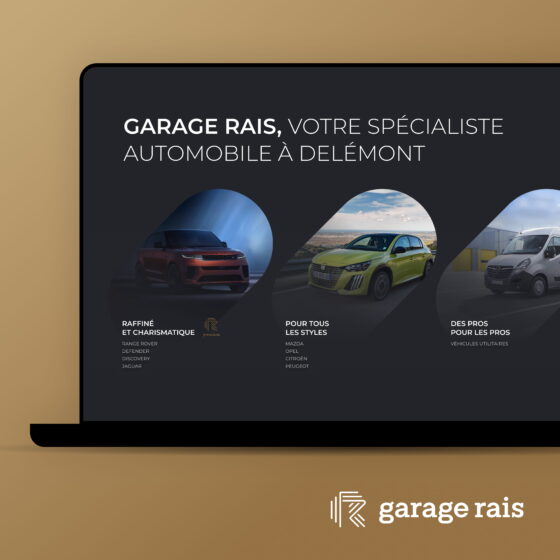Un site premium et multimarque pour Garage Rais